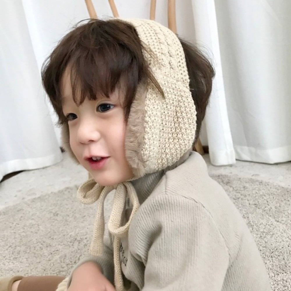 Earmuffs Foldable - ที่ปิดหูกันลมสำหรับฤดูหนาวแบบหนาพิเศษ พับเก็บได้ ทำจากผ้าพลัฌ อุ่นสบาย ป้องกันความหนาวเย็น เหมาะสำหรับเด็ก
