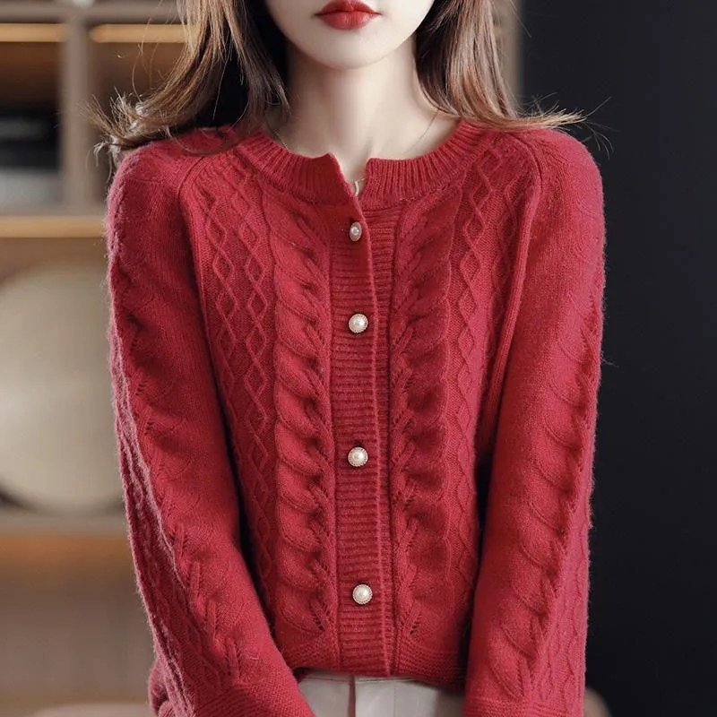 เสื้อคาร์ดิแกนถักสไตล์วินเทจสำ - Wool Coat Peacoat บทวิจารณ์และราคา