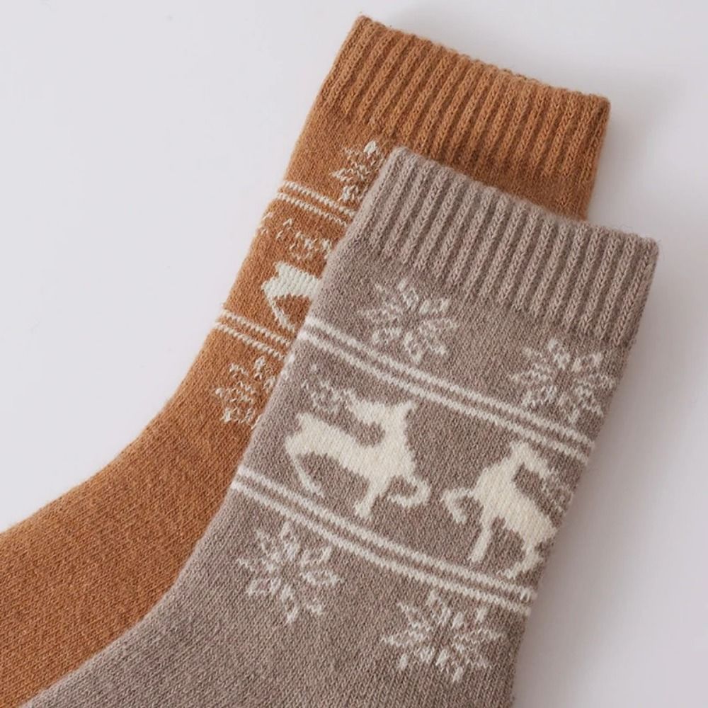 ถุงเท้าขนแกะกันหนาว 5 คู่ ถุงเ - Thermal Sock Wool บทวิจารณ์และราคา
