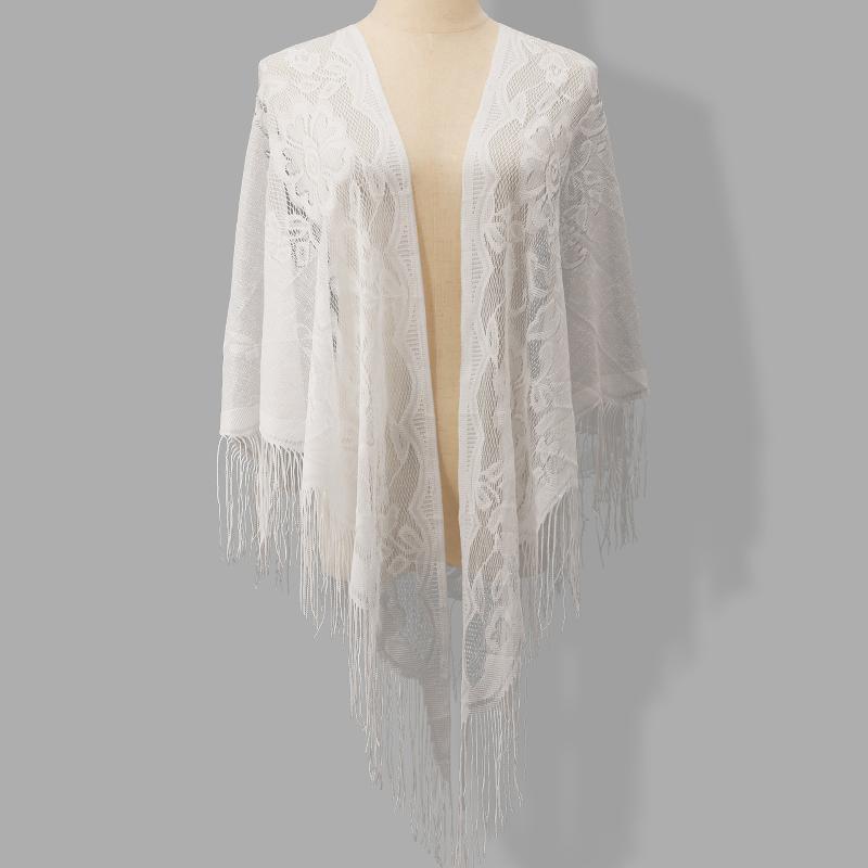 ผ้าคลุมไหล่แต่งงานลายลูกไม้ดอก - Shawl Wrap Winter บทวิจารณ์และราคา