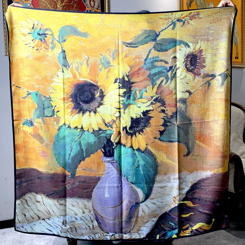 ผ้าพันคอหรูหรา 30% ไหม 70% ขนส - Shawl Wrap Winter บทวิจารณ์และราคา