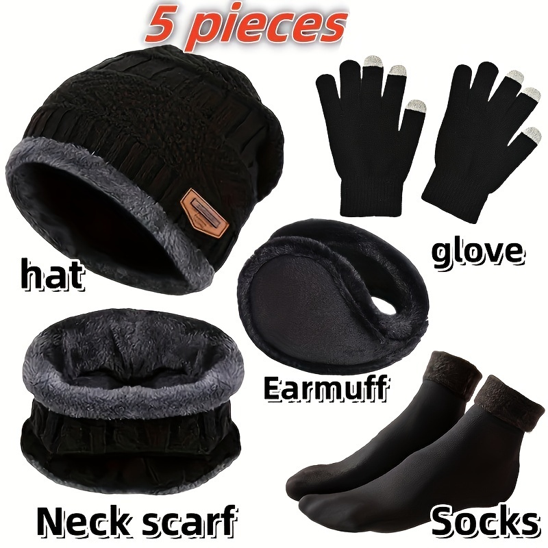 หมวกไหมพรมสำหรับผู้ชายสำหรับฤด - Wool Scarf Men บทวิจารณ์และราคา