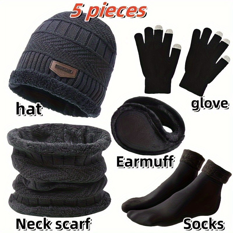 หมวกไหมพรมสำหรับผู้ชายสำหรับฤด - Wool Scarf Men บทวิจารณ์และราคา